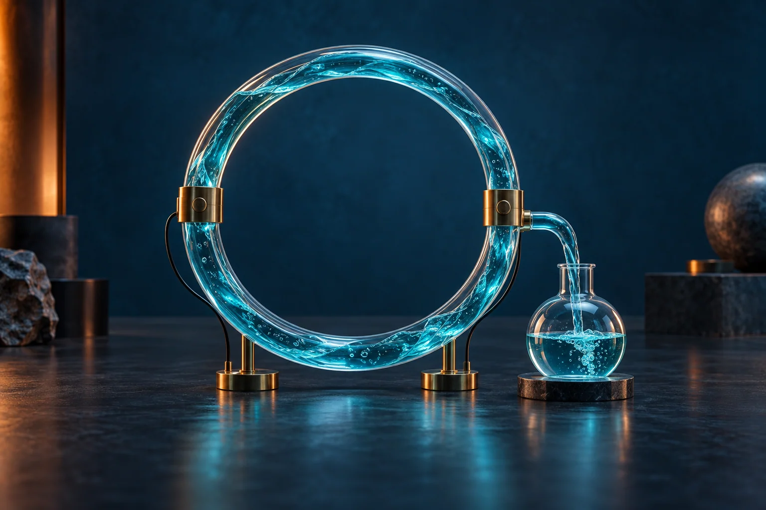 Concept artwork for protect delivered water; not a tested device